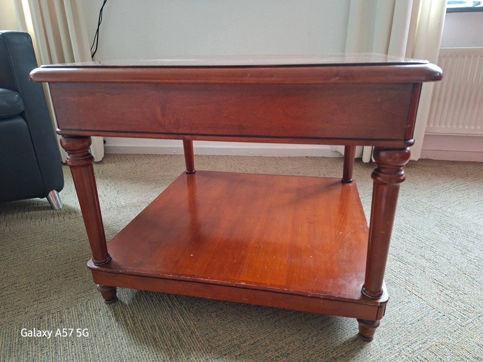 salontafel kersenhout, Ophalen, Gebruikt, 100 tot 150 cm, 50 tot 100 cm