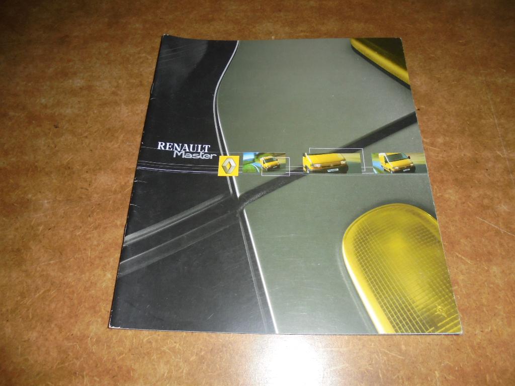 brochure Renault Master  2002, Ophalen of Verzenden, Zo goed als nieuw, Renault
