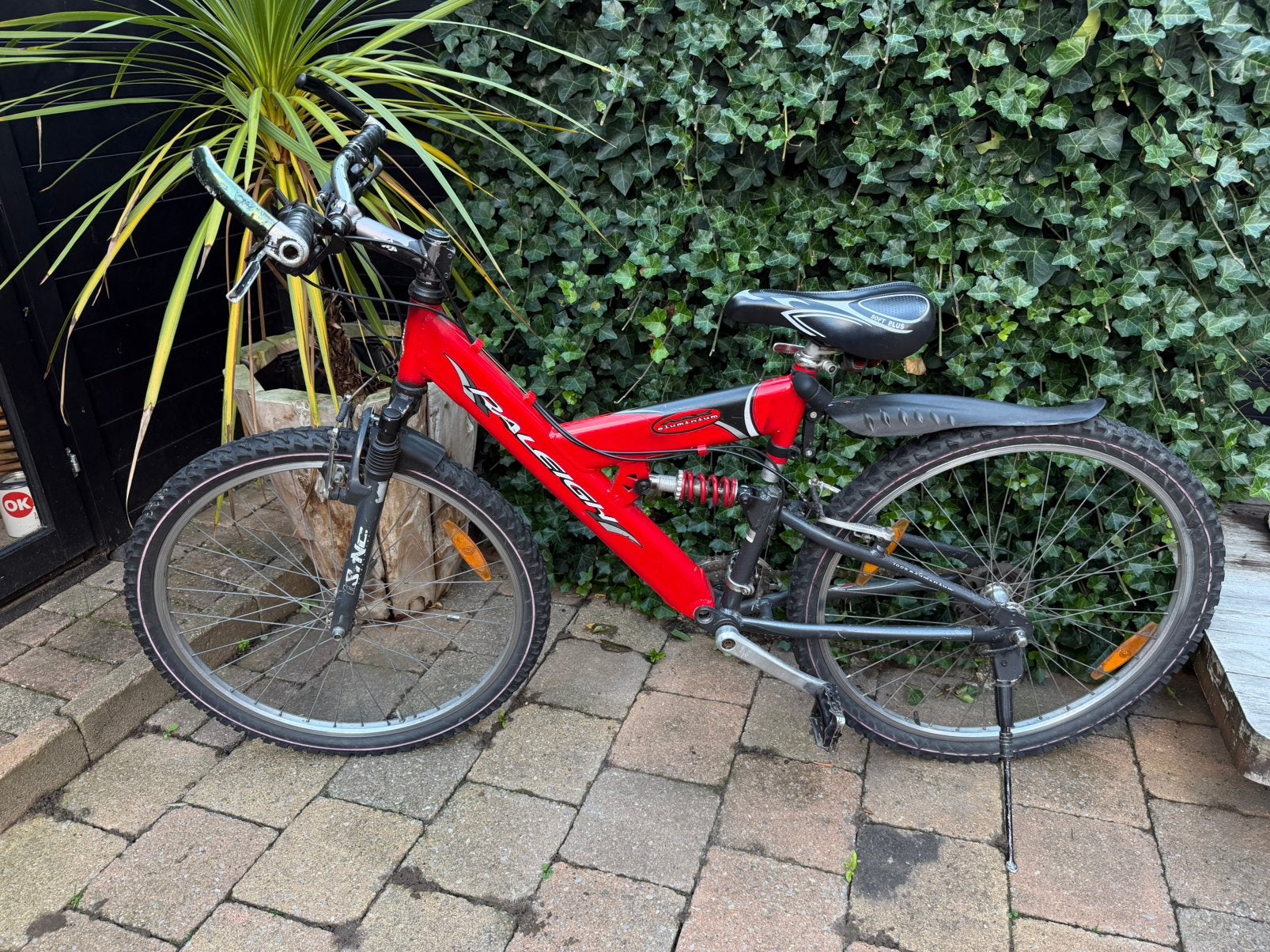 Jongens fiets: Raleigh 7005 aluminium, Ophalen, Gebruikt, 26 inch of meer, Handrem