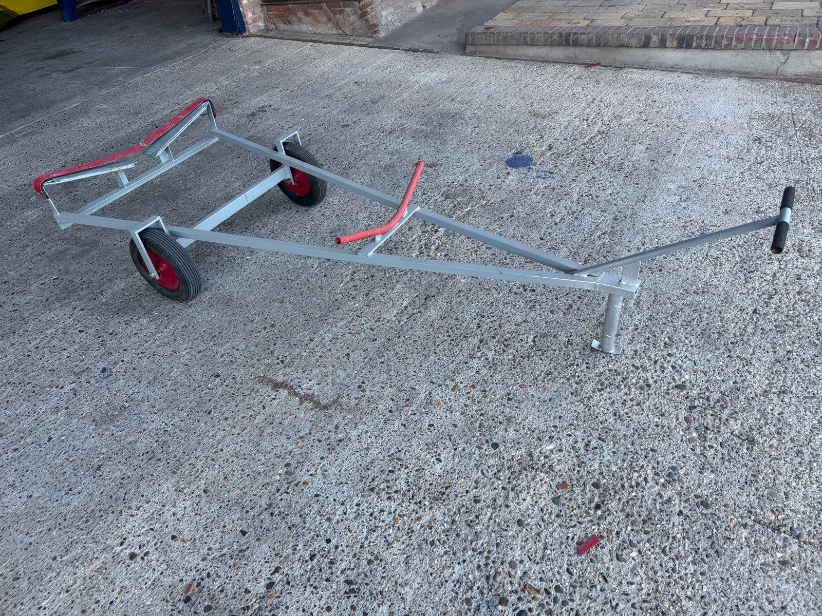 Boot stalling strand hand trailer trailertje, Watersport en Boten, Ophalen, Gebruikt