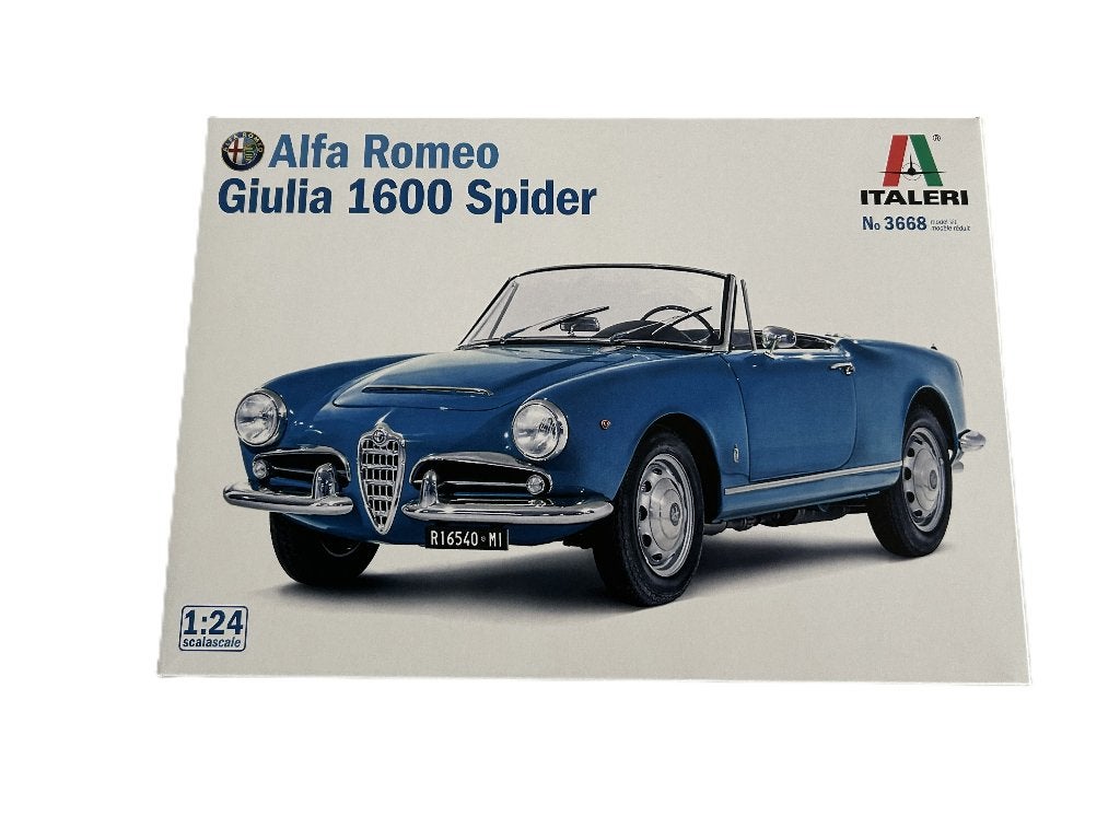Italeri Alfa Romeo Giulia 1600 Spider 1/24 ITA-3668, Verzenden, Groter dan 1:32, Nieuw, Italeri
