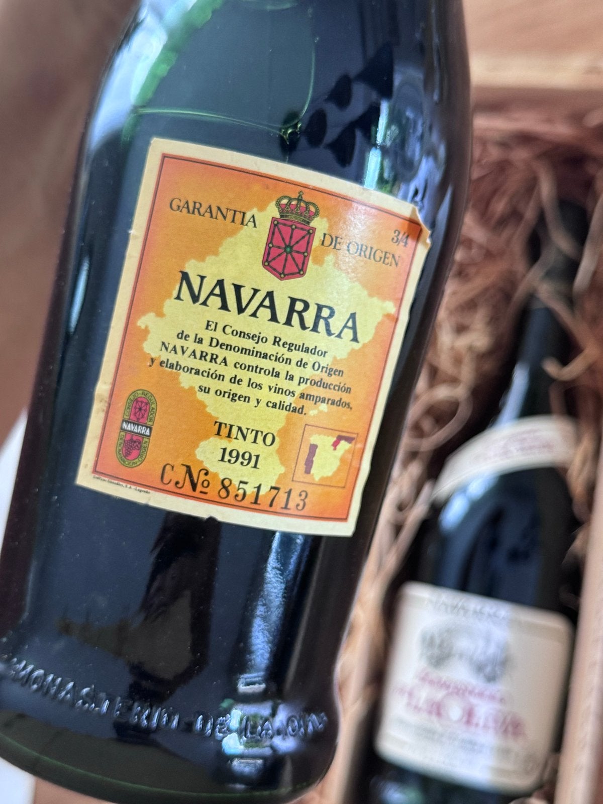 Monasterio de la Oliva Tinto 1991 - Speciale Spaanse wijn, Gebruikt, Spanje, Ophalen of Verzenden, Rode wijn