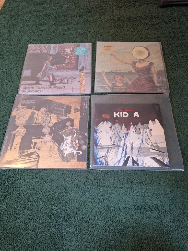 Diverse Rock en Indie Vinyl platen (Radiohead, RHCP, NMH), Ophalen of Verzenden, Gebruikt, 12 inch, Poprock