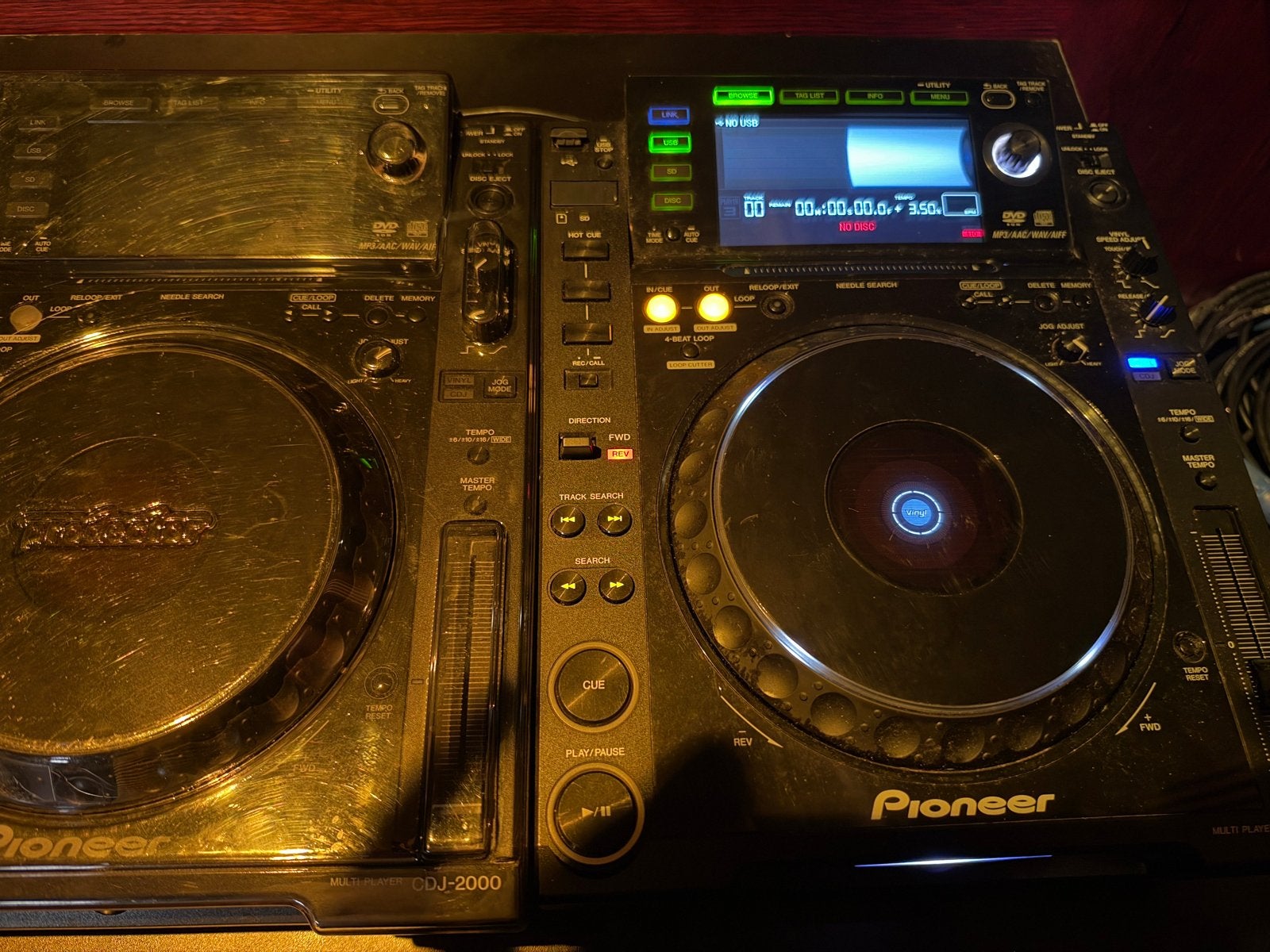 2x Pioneer CDJ 2000 met beschermkappen, Muziek en Instrumenten, Ophalen of Verzenden, Gebruikt, Dj-set, Pioneer