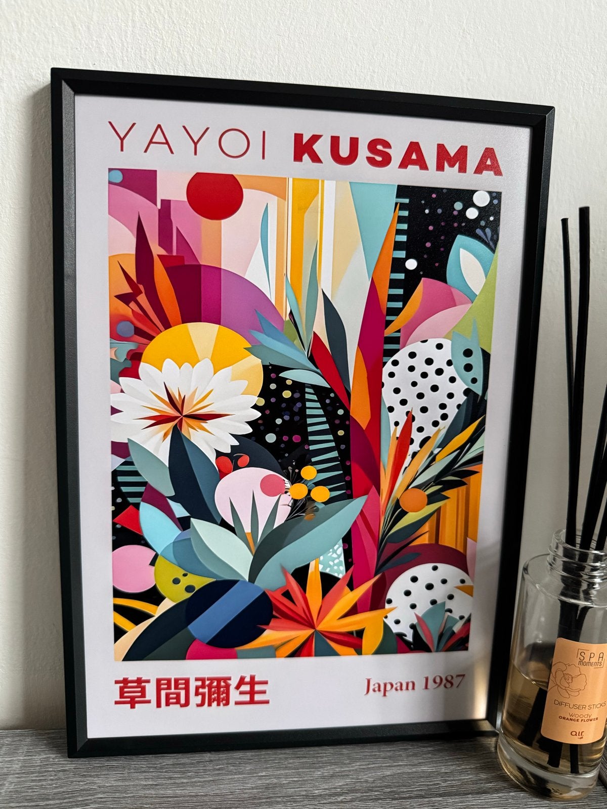 Yayoi Kusama Poster 21x30cm Ingelijst Nieuw, Minder dan 50 cm, Nieuw, Ophalen of Verzenden, Foto of Poster