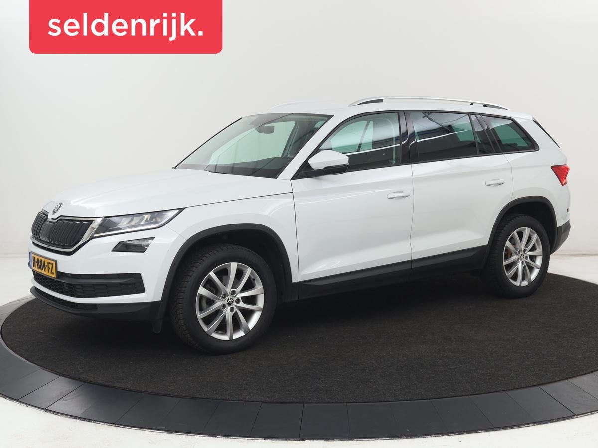 Skoda Kodiaq 1.5 TSI Business Edition | Trekhaak | Camera |, Auto's, Skoda, Voorwielaandrijving, 4 cilinders, 150 pk, Leder en Stof