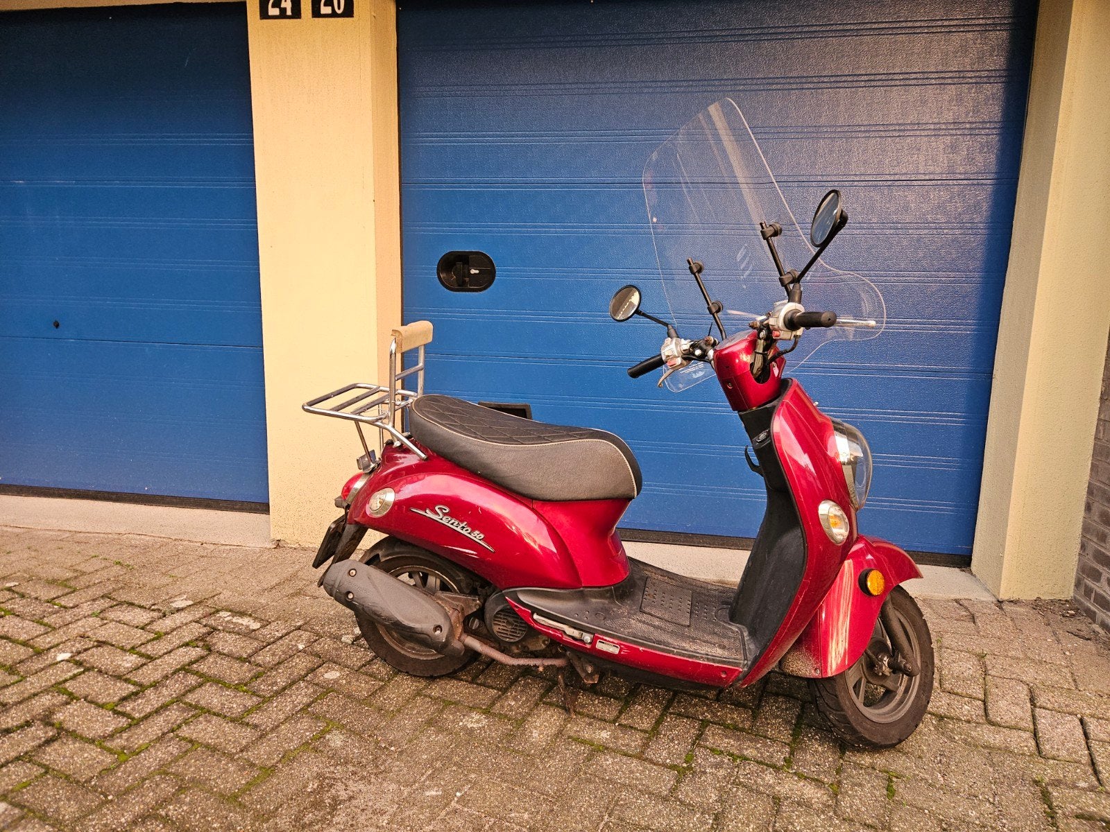 Rode Kymco Sento 50 Scooter, Ophalen, Gebruikt, Kymco, Benzine