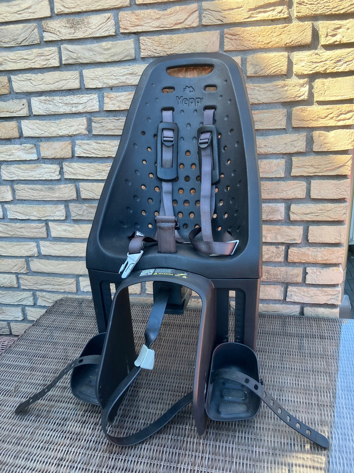 Yepp Achterzitje voor Kinderen - Gebruikt, Fietsen en Brommers, Ophalen, Achterzitje, 9 t/m 36 kg, Gebruikt