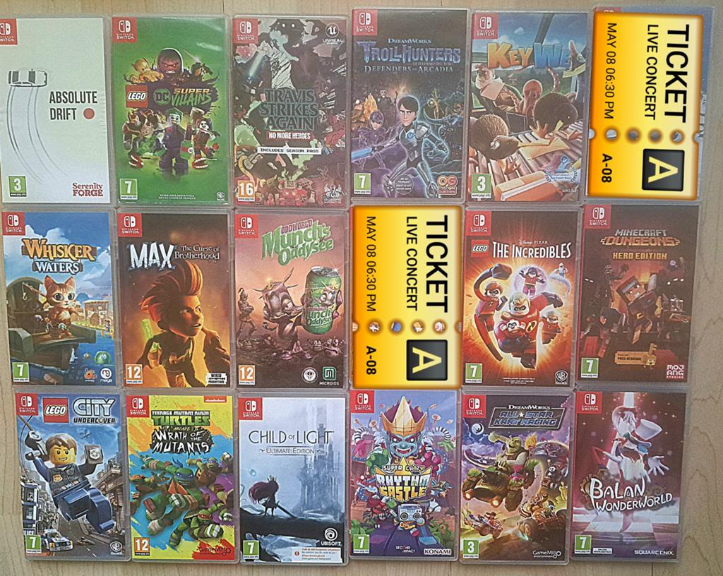 16 euro per stuk nintendo games uitzoeken