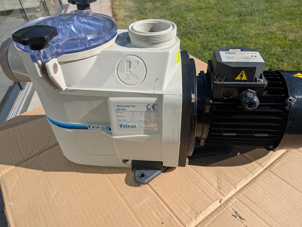 Kripal KS-150 Zwembadpomp - Krachtige Filterpomp, Ophalen, Gebruikt, Zwembadpomp
