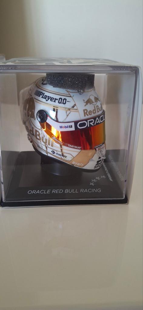 Max Verstappen Wereldkampioen Helm 1:4 Schaalmodel, Ophalen of Verzenden, Nieuw, Overige typen
