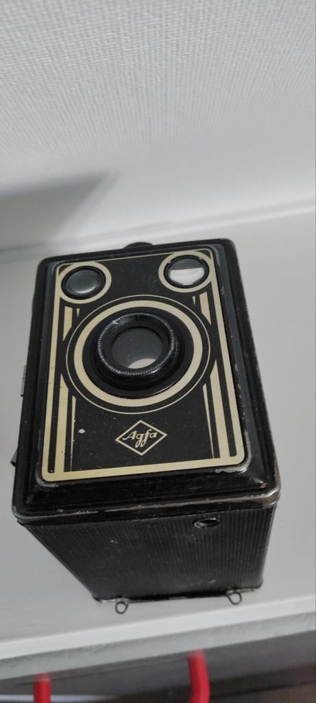 Vintage Agfa Boxcamera - Klassieke Fotografie, Audio, Tv en Foto, Fotocamera's Analoog, Ophalen of Verzenden, Gebruikt, Compact