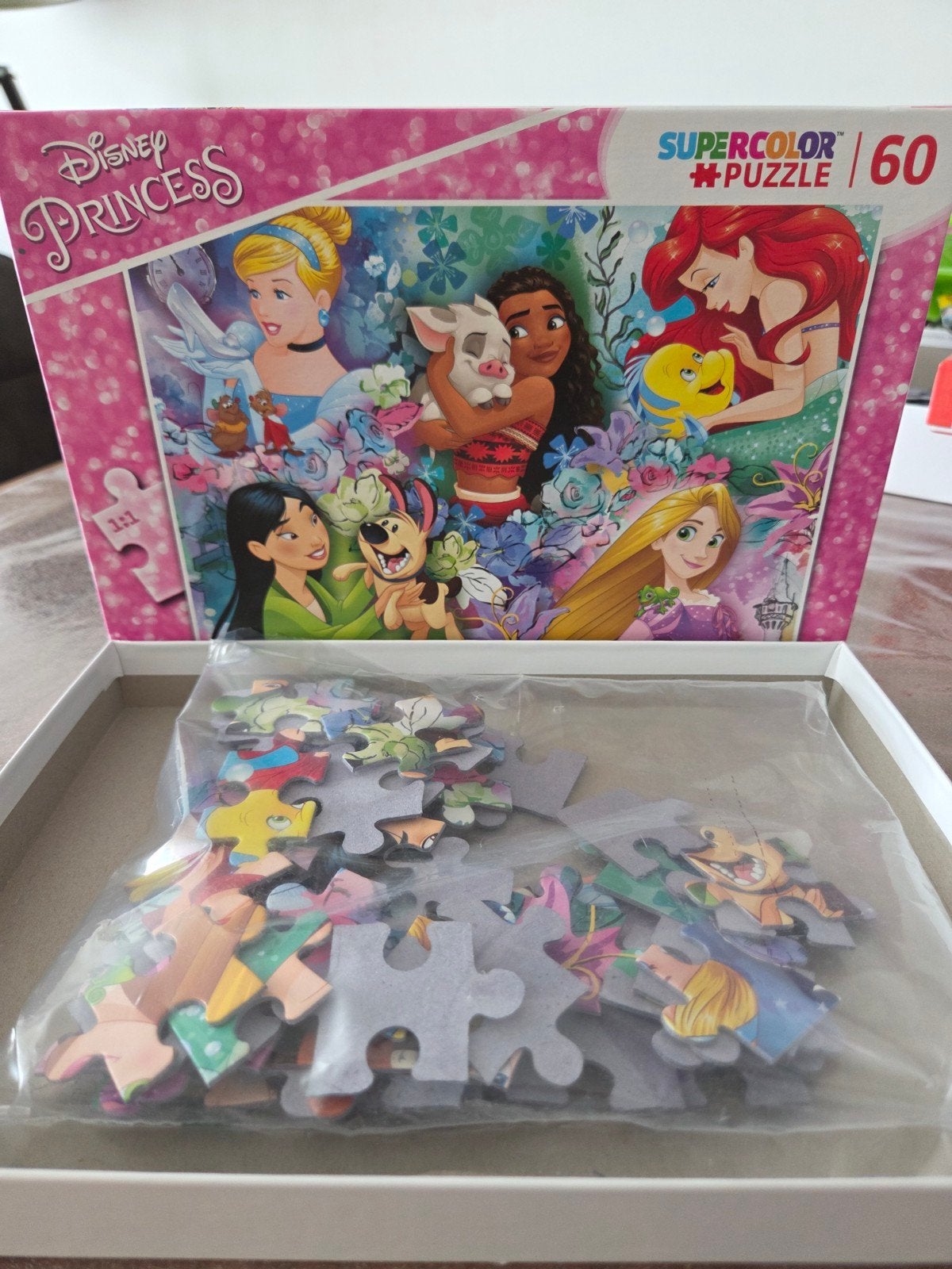 Nieuwe Clementoni Disney Princess puzzel, Ophalen of Verzenden, Meer dan 50 stukjes, Nieuw, 4 tot 6 jaar