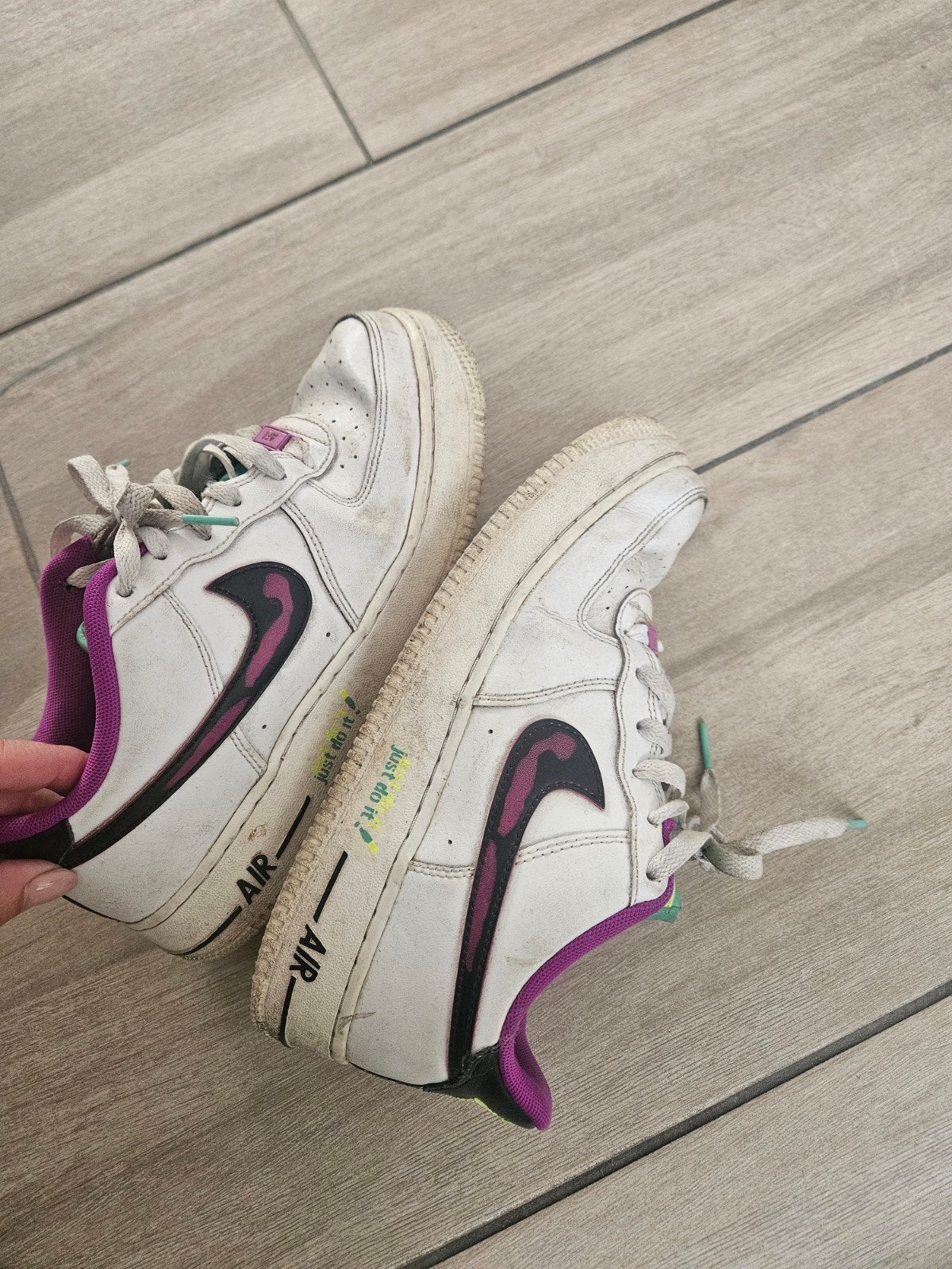 Nike Air Force - Gedragen maar nog goed voor een ronde!, Wit, Nike, Ophalen of Verzenden, Sneakers of Gympen