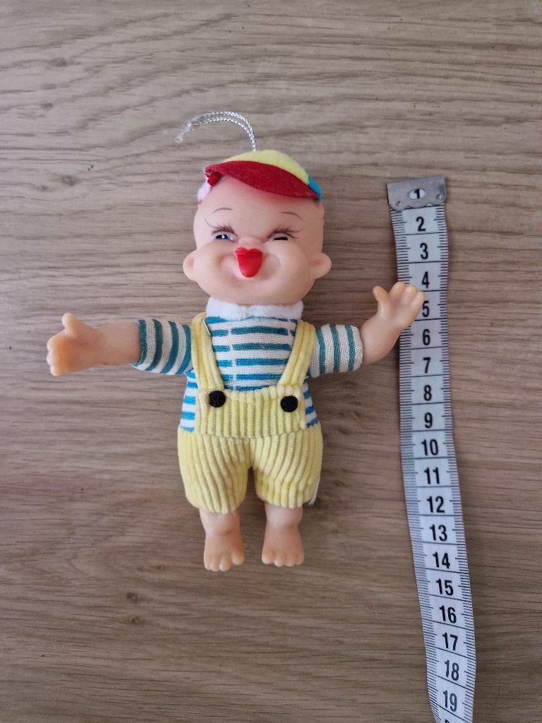 pop poppetje duits soort lucifer pop zeer oud, Ophalen of Verzenden, Gebruikt, Pop