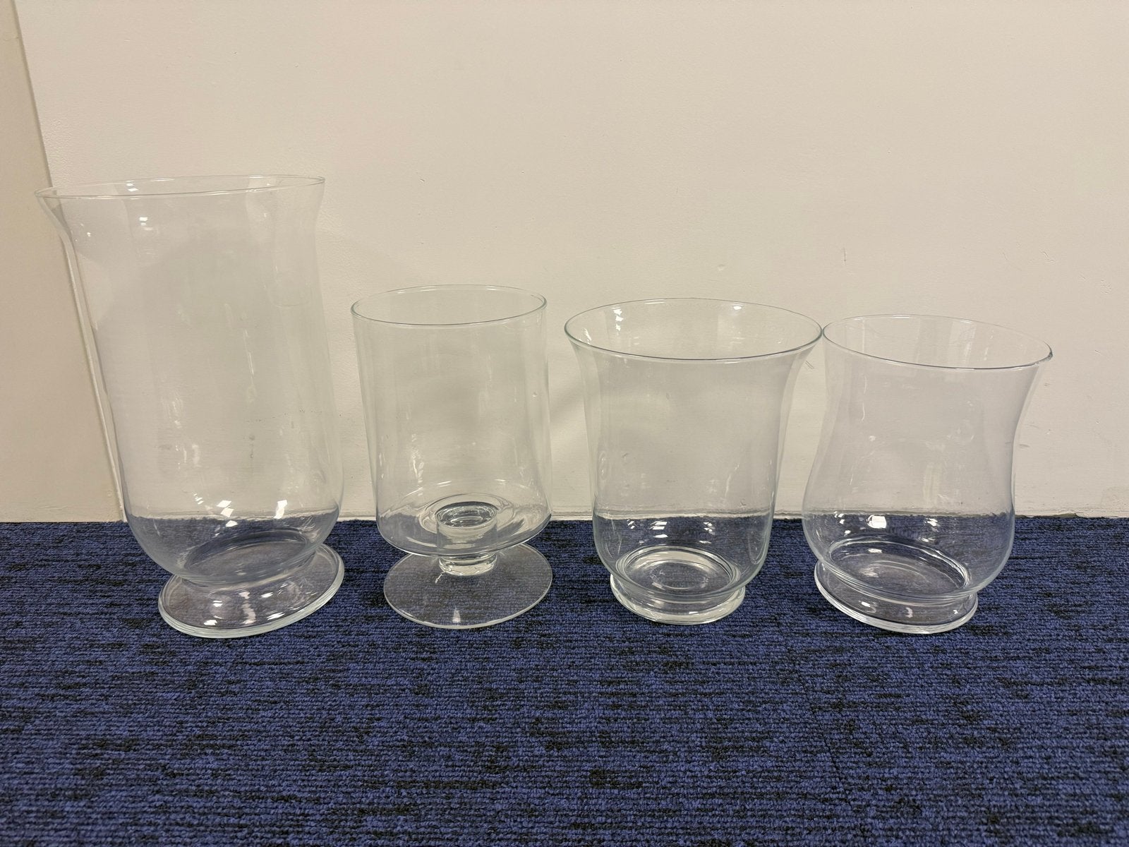 Diverse glazen vasen, Ophalen, Transparant, Geschikt voor droogbloemen, Glas