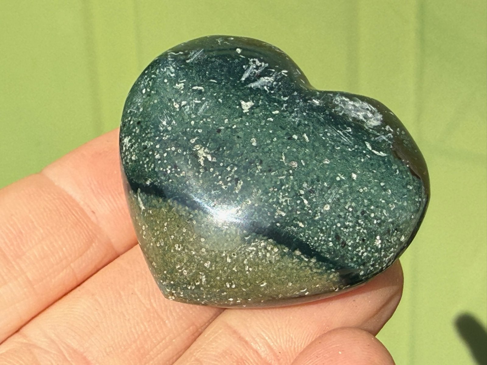 Hartje van Oceaan Jaspis mineralen, Ophalen of Verzenden, Mineraal