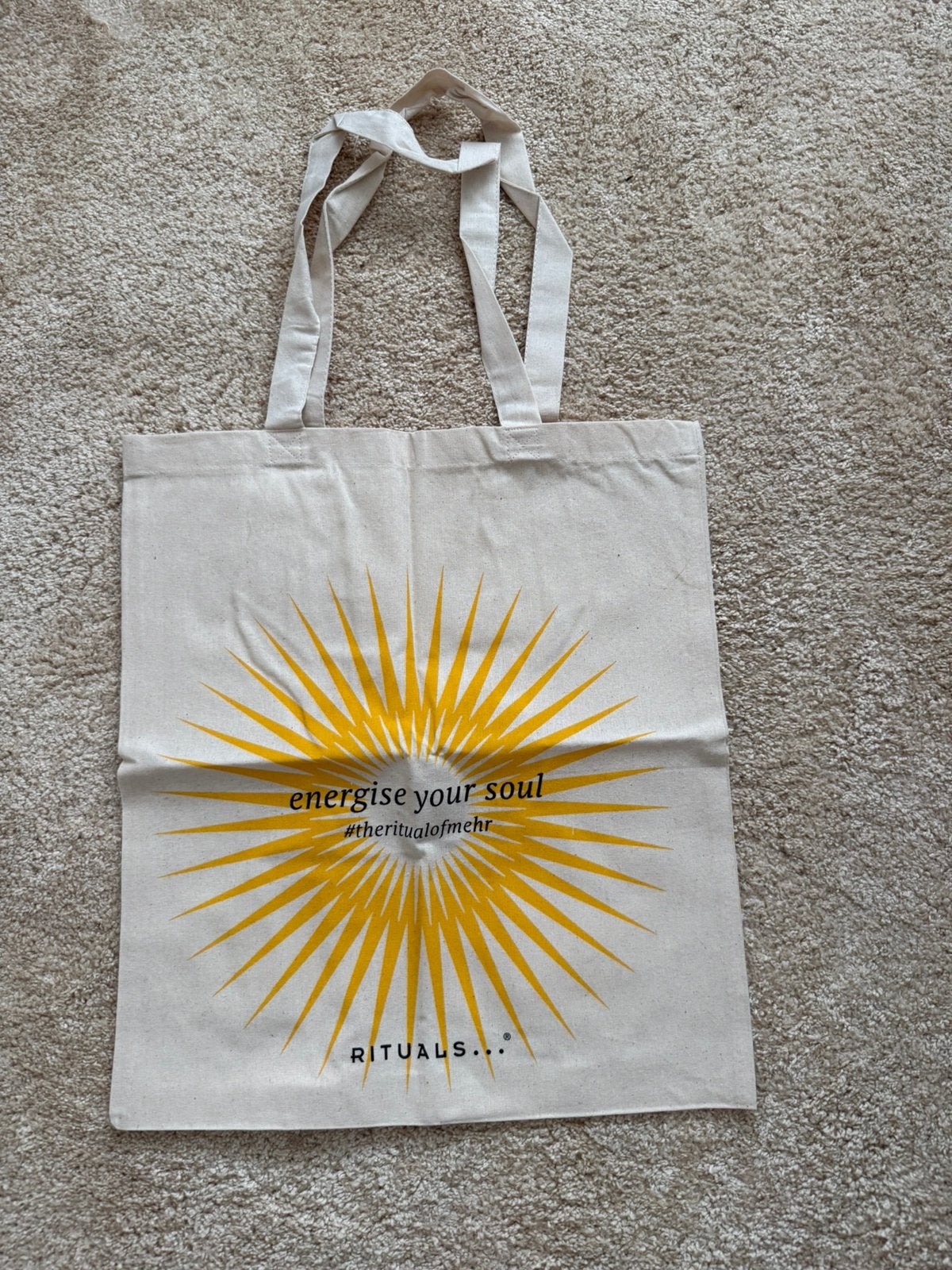 Rituals tas, Sieraden, Tassen en Uiterlijk, Tassen | Damestassen, Ophalen of Verzenden, Nieuw, Geel, Overige typen