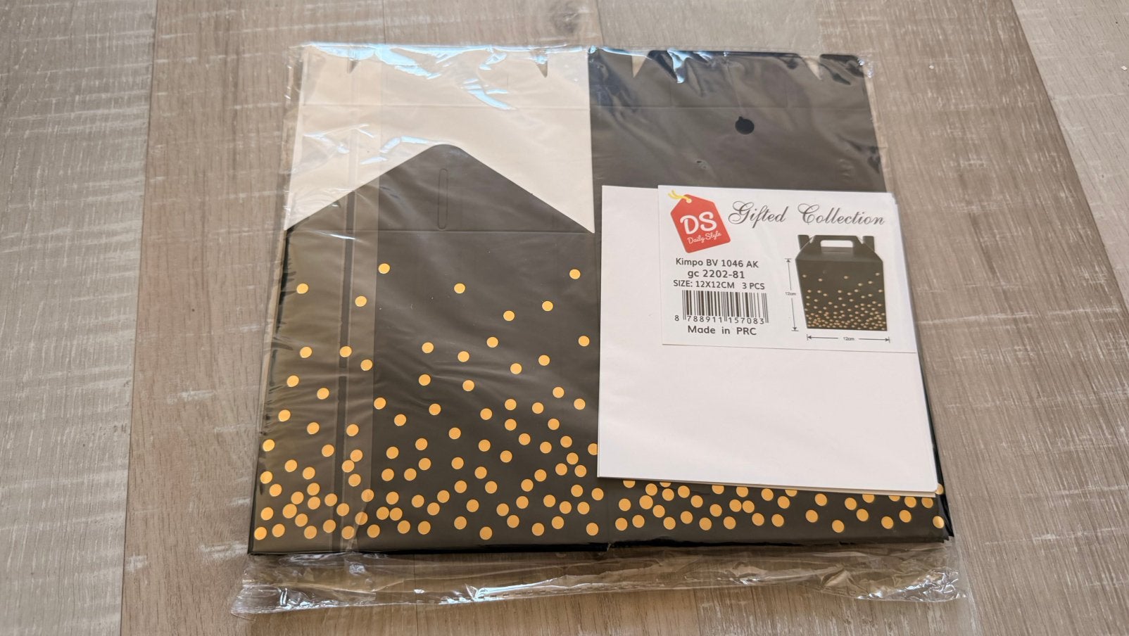 Luxe zwart-gouden cadeaudoosjes (3 stuks), Hobby en Vrije tijd, Ophalen of Verzenden, Nieuw, Overige typen, Overige