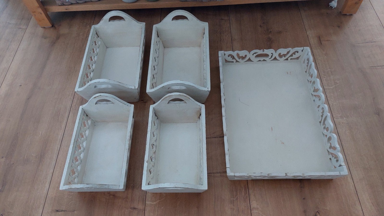 Houten dienbladen,alles voor 7,50 € ophalen., Ophalen, Rechthoekig, Hout