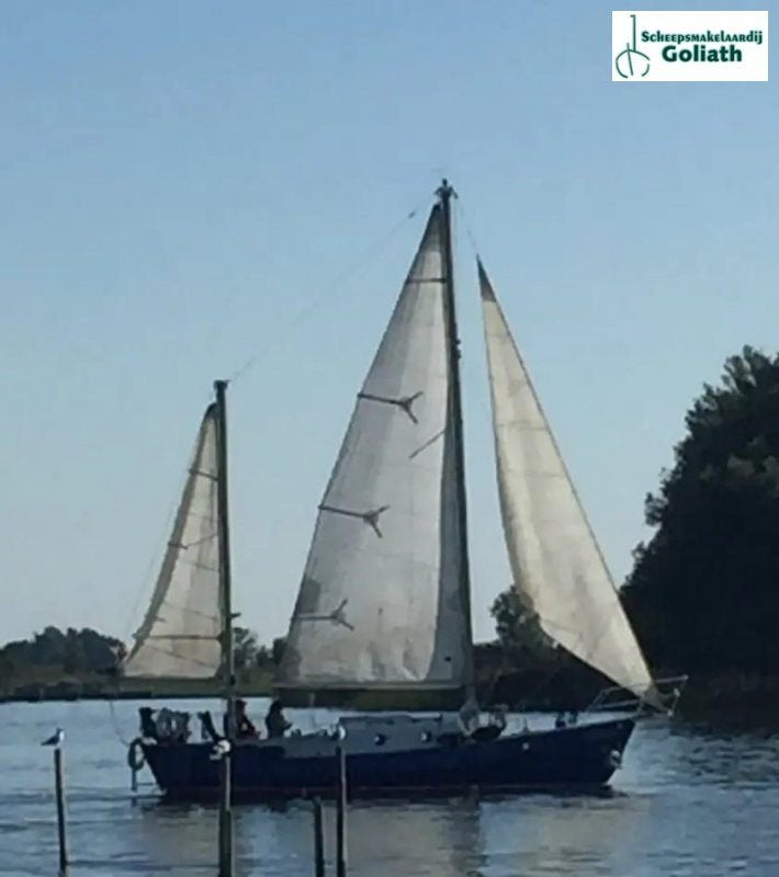 Klassiek stalen zeilschip, Ophalen, 10 m, Overige merken, Gebruikt