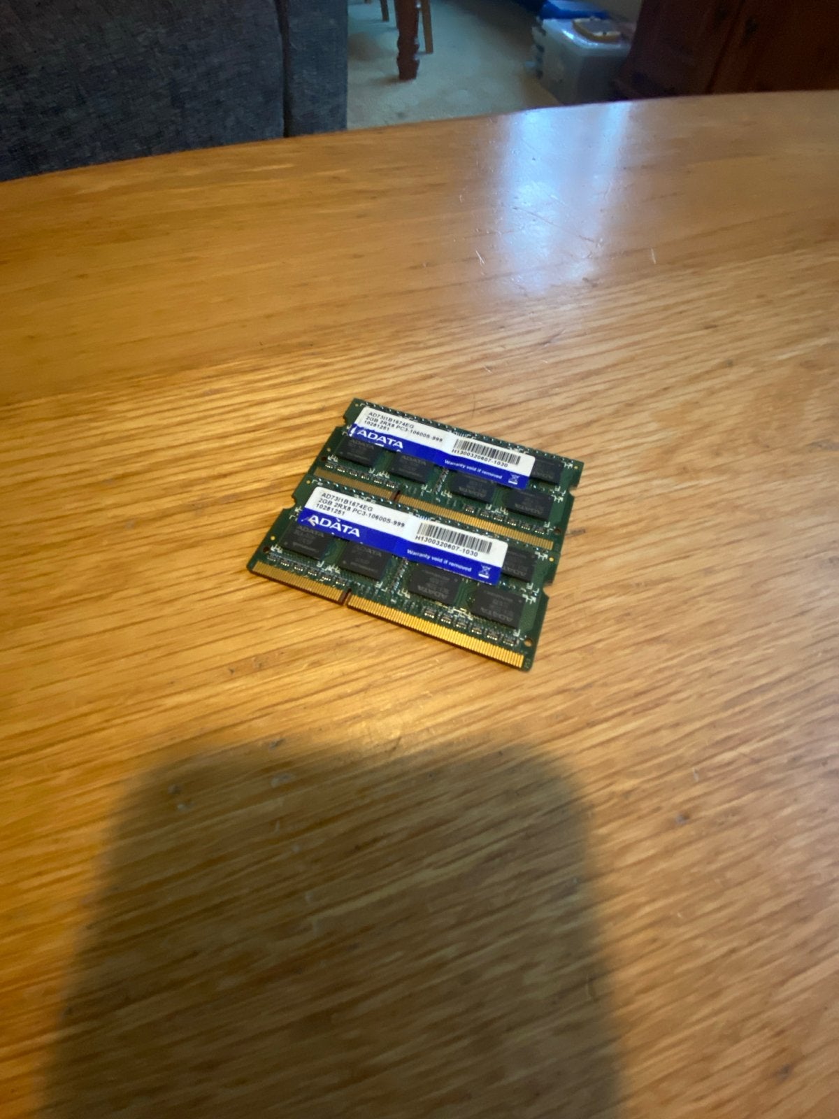 ADATA DDR3 RAM Geheugenmodules (2x 4GB), Computers en Software, Gebruikt, 8 GB, DDR3, Ophalen of Verzenden
