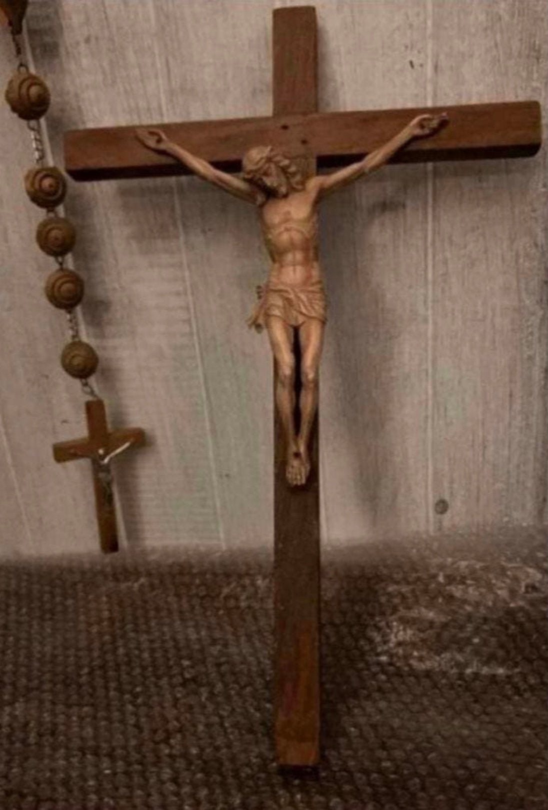 Crucifix ..erg mooi ..!!, Antiek en Kunst, Antiek | Religie, Ophalen of Verzenden