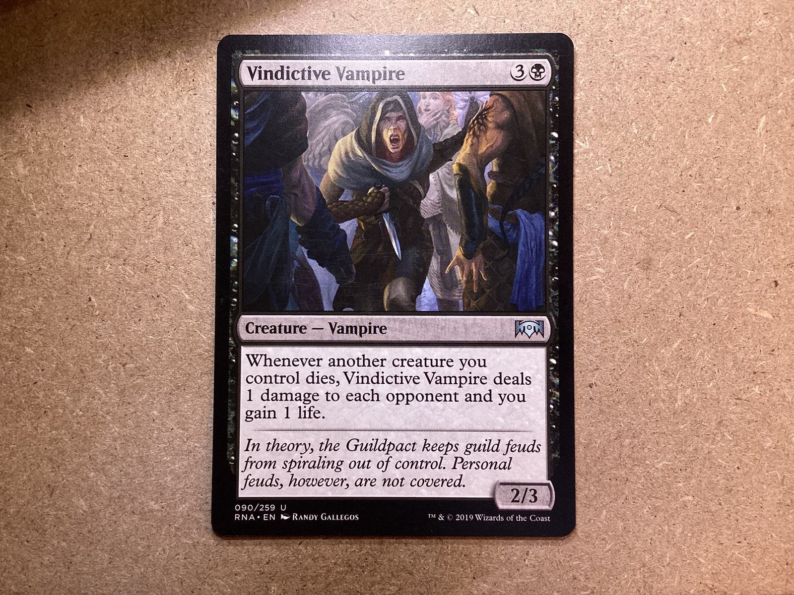 1x Vindictive Vampire [090/259] (Excellent), Ophalen of Verzenden, Zo goed als nieuw, Losse kaart