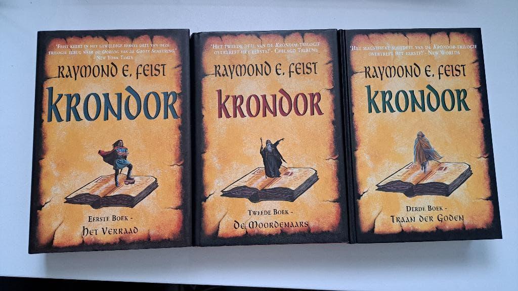 Feist, Raymond E. : Kronder trilogie HC, Ophalen of Verzenden, Gelezen, Raymond E. Feist