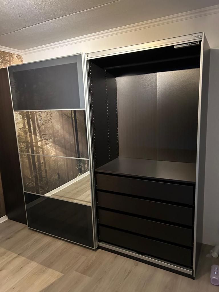 Ikea Pax kast- goede staat! 200x202cm, Huis en Inrichting, Ophalen, Zo goed als nieuw, 50 tot 75 cm, 200 cm of meer