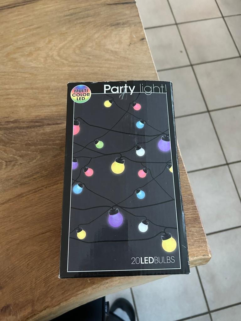Leuke set “Feest verlichting! “, Ophalen, Zo goed als nieuw, Party verlichting