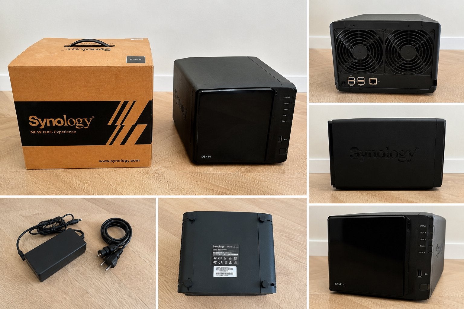Synology DS414 NAS - Zo goed als nieuw (zonder HDD), Ophalen of Verzenden, Zo goed als nieuw