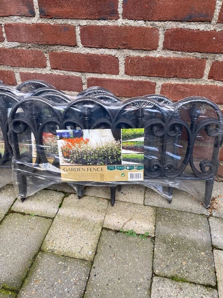 Tuinhekjes gazon border randen Garden Fence kunststof 60x23, Ophalen of Verzenden, Nieuw, Kunststof, Tuinhek