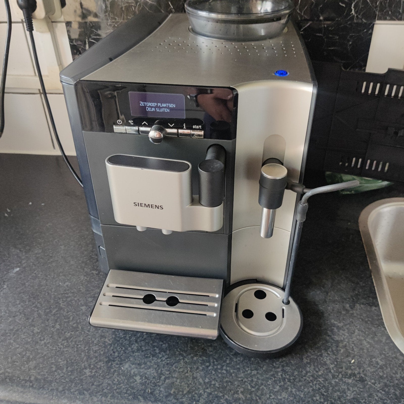 Siemens Koffiemachine - Volautomatisch - Gebruikt, Witgoed en Apparatuur, Koffiezetapparaten, Ophalen of Verzenden, Zo goed als nieuw