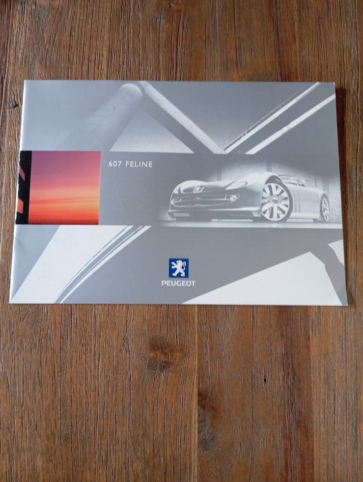 Peugeot 607 Feline 2000 12 pag., Verzenden, Zo goed als nieuw, Peugeot