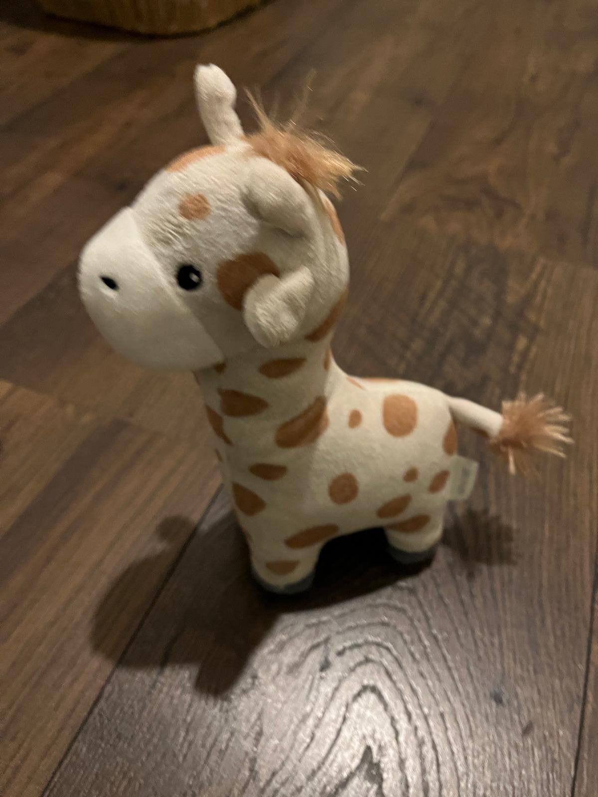 Giraffe knuffel zgan, Ophalen of Verzenden, Zo goed als nieuw, Overige typen