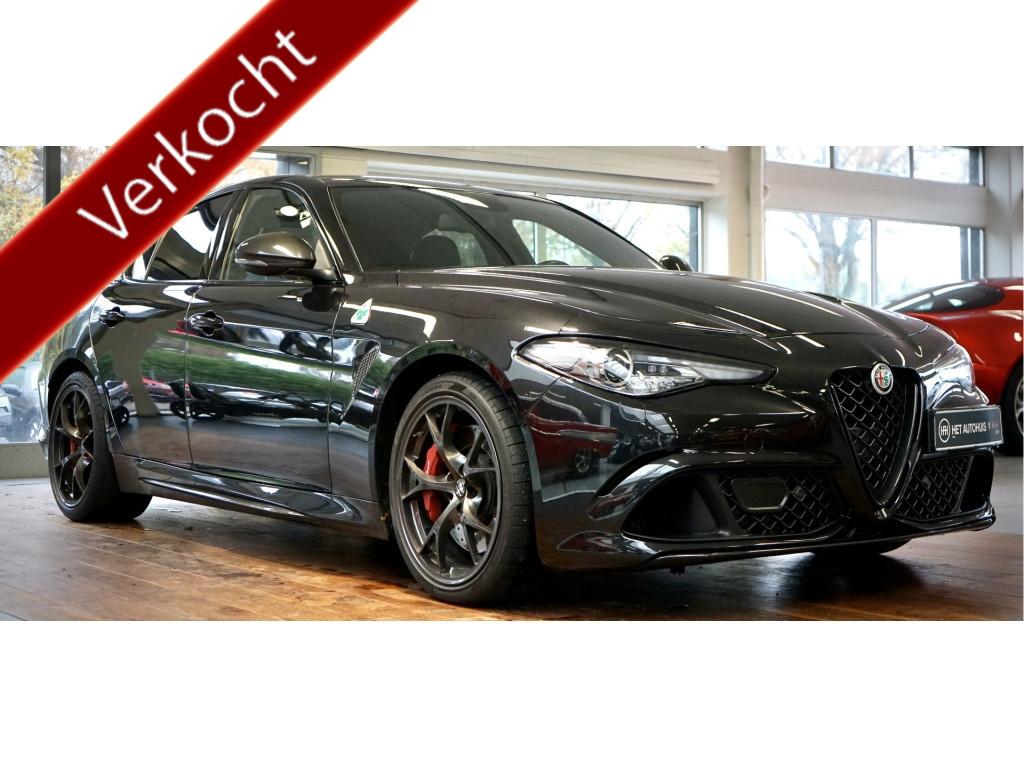 Alfa Romeo Giulia 2.9 V6 Quadrifoglio | 12 maanden garantie, 12 maanden, Gebruikt, 1595 kg, Zwart