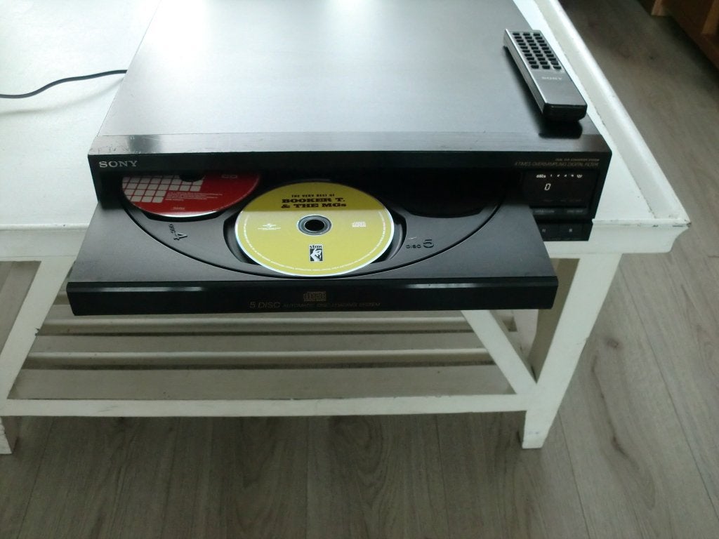 Sony CDP-C500 5 Disc Changer onderhoud gehad 100% goed., Ophalen of Verzenden, Refurbished, Sony, Wisselaar
