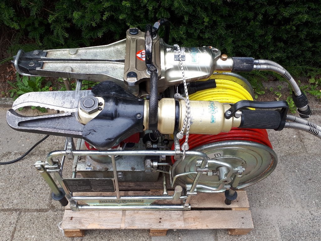 Weber Holmatro brandweer reddingset met spreider & schaar, Auto diversen, Ophalen, Gebruikt