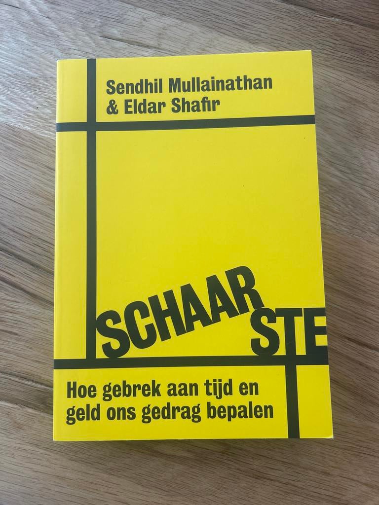 Schaarste: Hoe gebrek aan tijd en geld ons gedrag bepalen, Boeken, Ophalen of Verzenden, Zo goed als nieuw