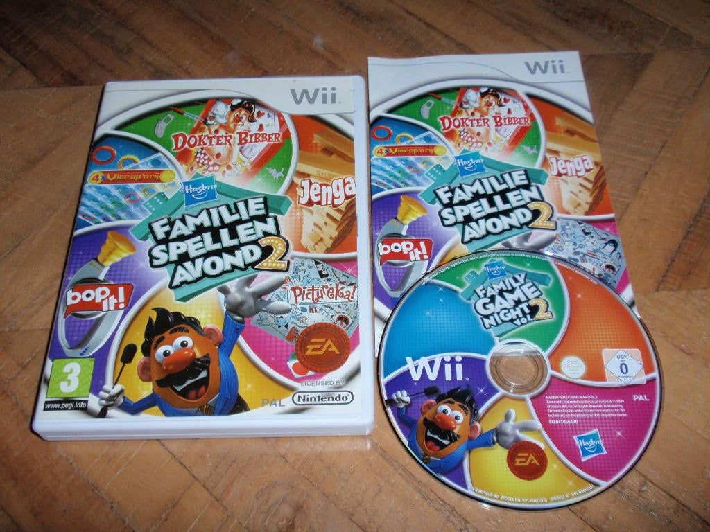 Nintendo Wii Spel Familie Spellen Avond 2, Spelcomputers en Games, Games | Nintendo Wii, Ophalen of Verzenden, Zo goed als nieuw