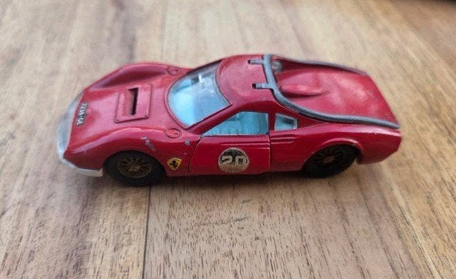 Dinky Toys Dino Ferrari - Vintage Speelgoedauto, Gebruikt, Ophalen of Verzenden, Meccano Ltd, Binns Road, Liverpool, England, Dinky Toys