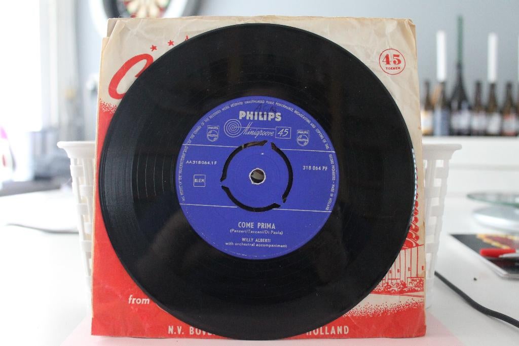 7" Single Willy Alberti - Come Prima / Ti Dirò, Gebruikt, Voor 1960, 7 inch, Single