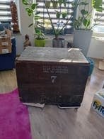 Mooi grote vintage legerkist TD Utrecht 80 x 50 x 60 cm, Huis en Inrichting, Woonaccessoires | Kisten, Ophalen, 50 – 75, Gebruikt