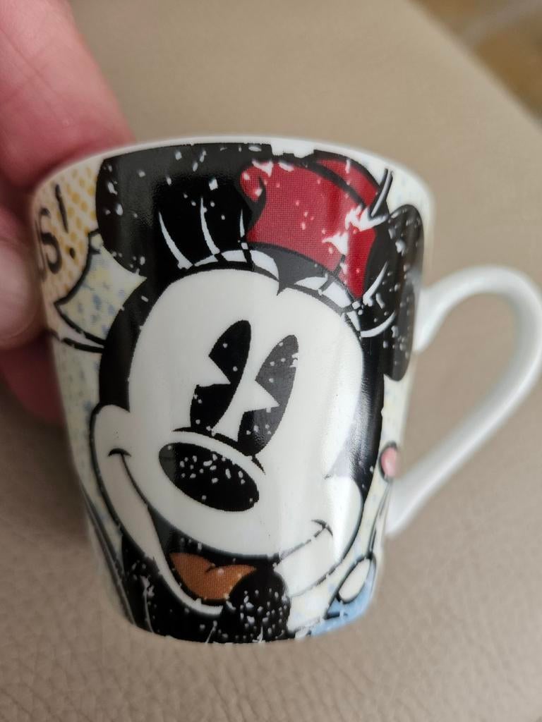 Disney Minnie Mouse Espresso Kopje, Keramiek, Ophalen of Verzenden, Zo goed als nieuw, Overige stijlen