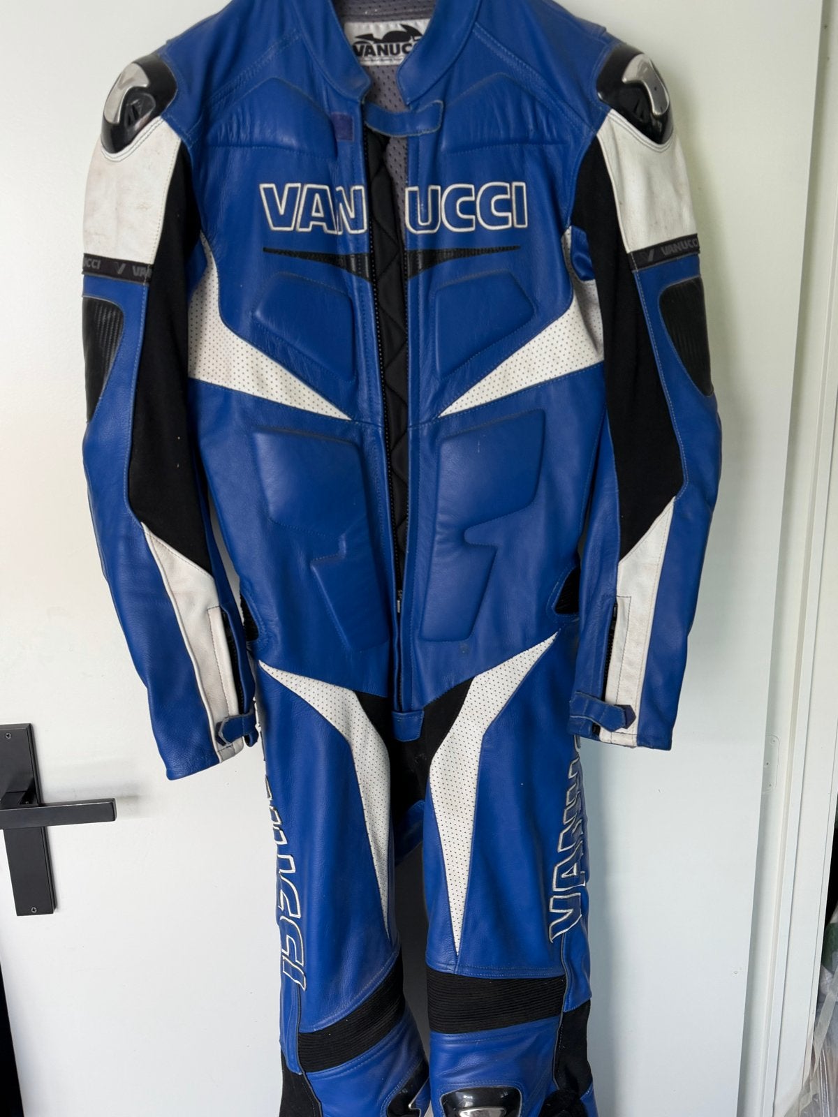 Vanucci Motorpak Leer - Maat 54, Motoren, Ophalen of Verzenden, Tweedehands, Heren, Combipak