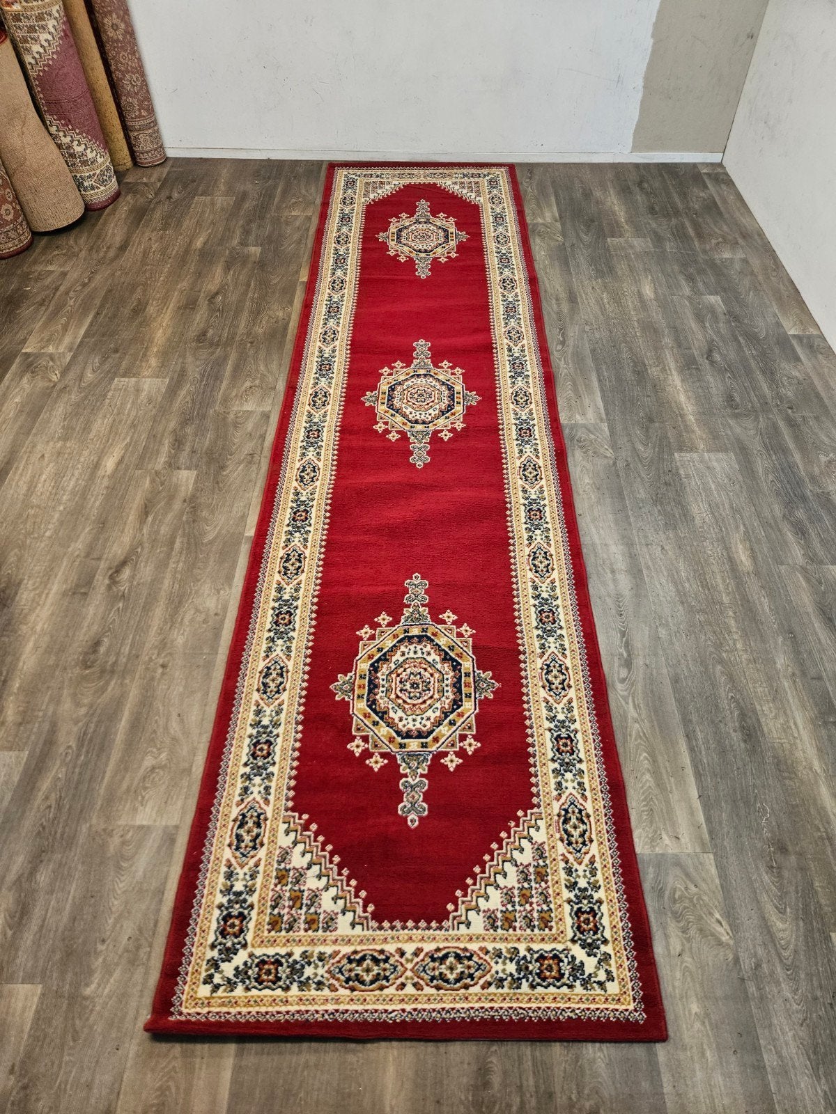 Perzische Loper. Prachtige kleuren en patronen! Weg = Weg!, Perzisch, 200 cm of meer, Zo goed als nieuw, Rechthoekig