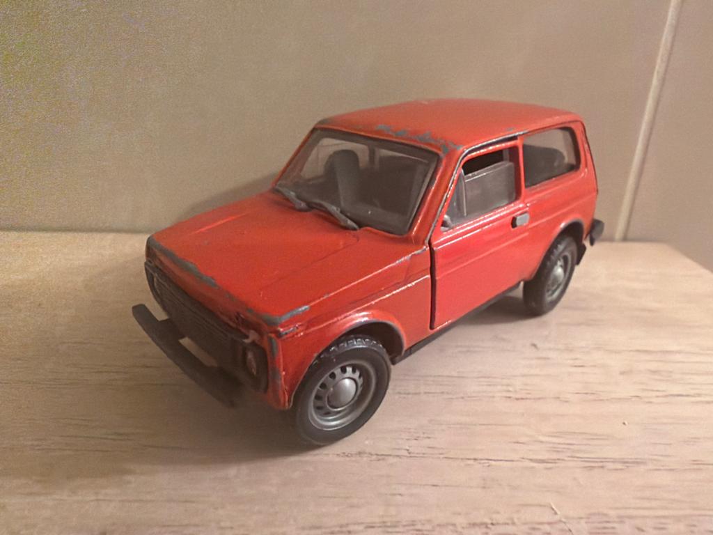 Lada Niva modelauto - Rood, ussr, Overige merken, Gebruikt, Auto, Df