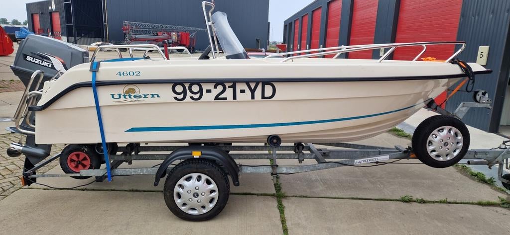 Uttern 4602, Watersport en Boten, Ophalen, Zo goed als nieuw, 3 tot 6 meter, Buitenboordmotor