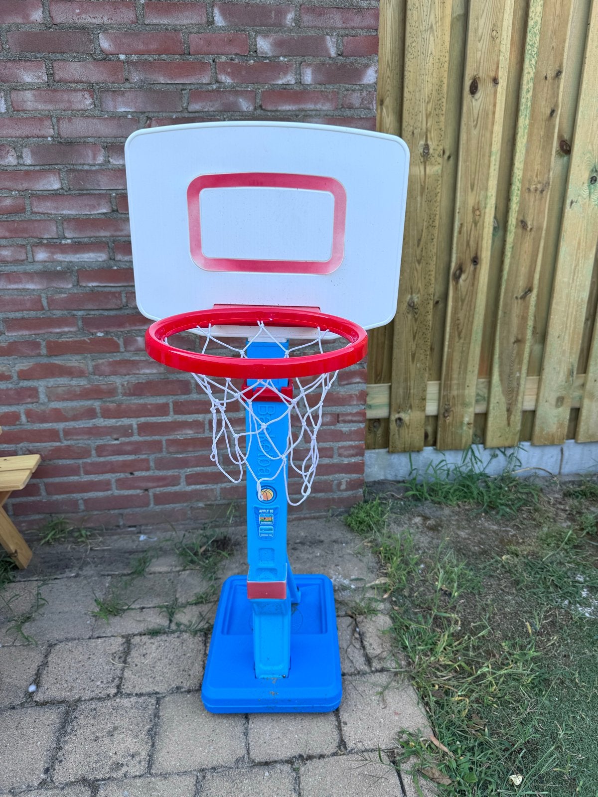 Kinder Basketbal Set - Verstelbaar 70-138cm, Sport en Fitness, Basketbal, Ophalen, Gebruikt, Ring, Bord of Paal